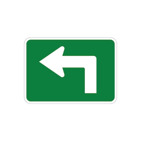 Sign Solutions Usa 15 in Height, 21 in Width, Aluminum, Horizontal Rectangle DUS08DWT2115M5-1LGW